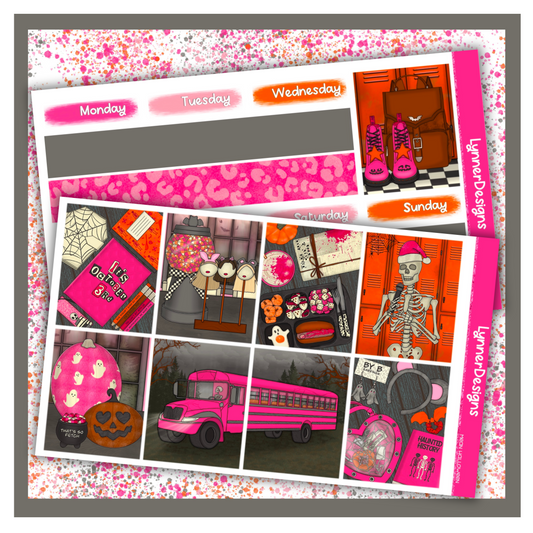 Mean Halloween - Vertical Weekly Kit
