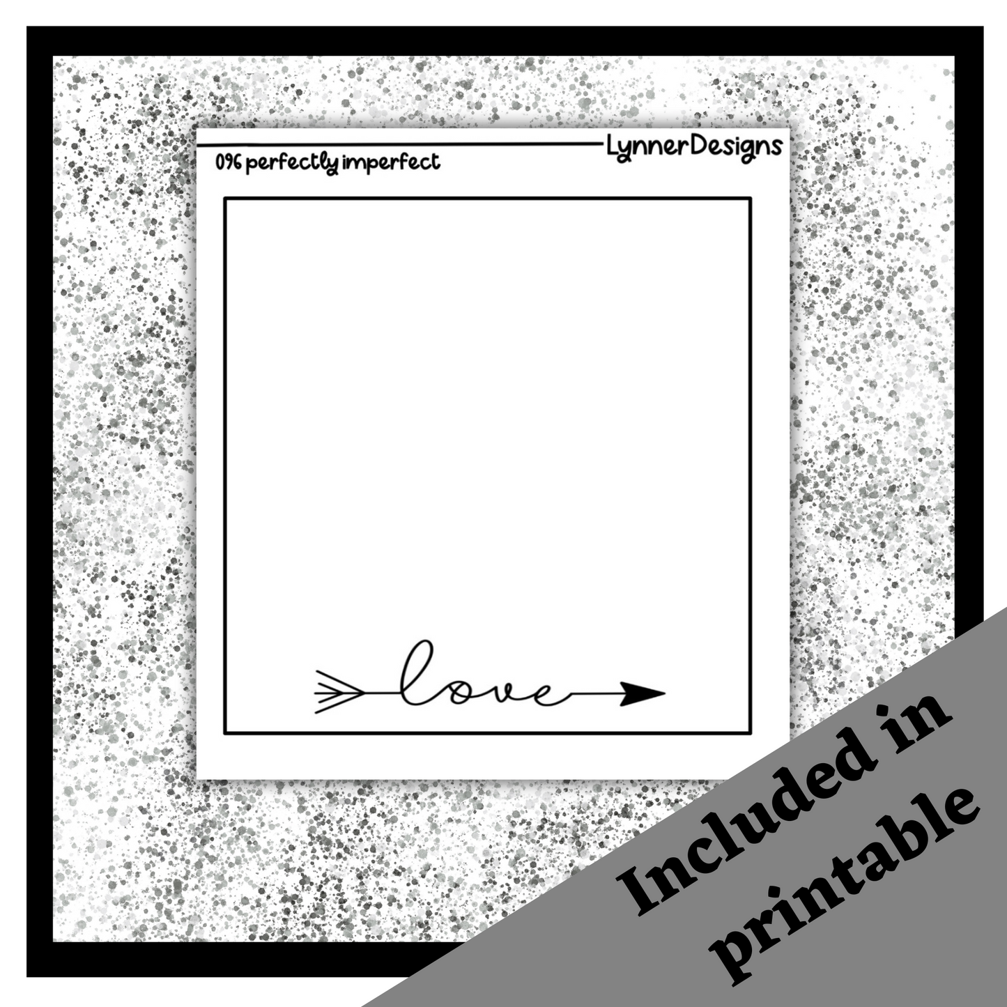 Printable 096 Perfectly Imperfect Foil Pack
