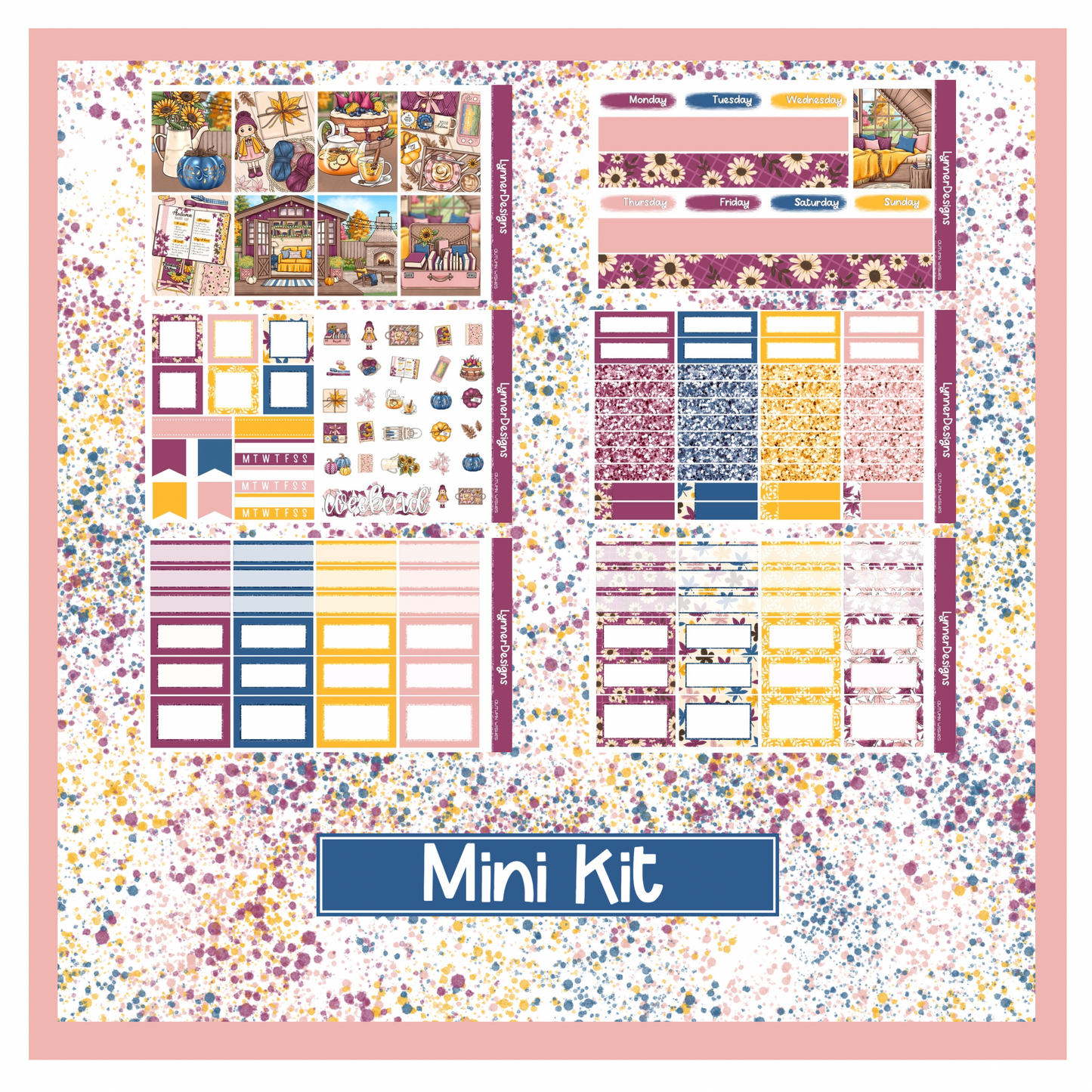 Autumn Wishes - Vertical Weekly Kit