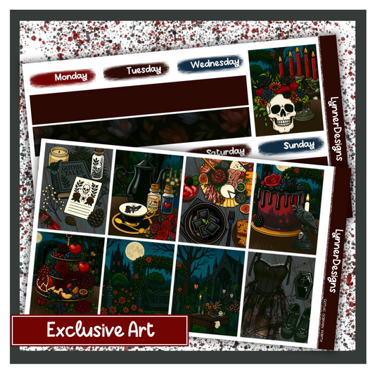 Gothic Garden Party - Vertical - Weekly Kit