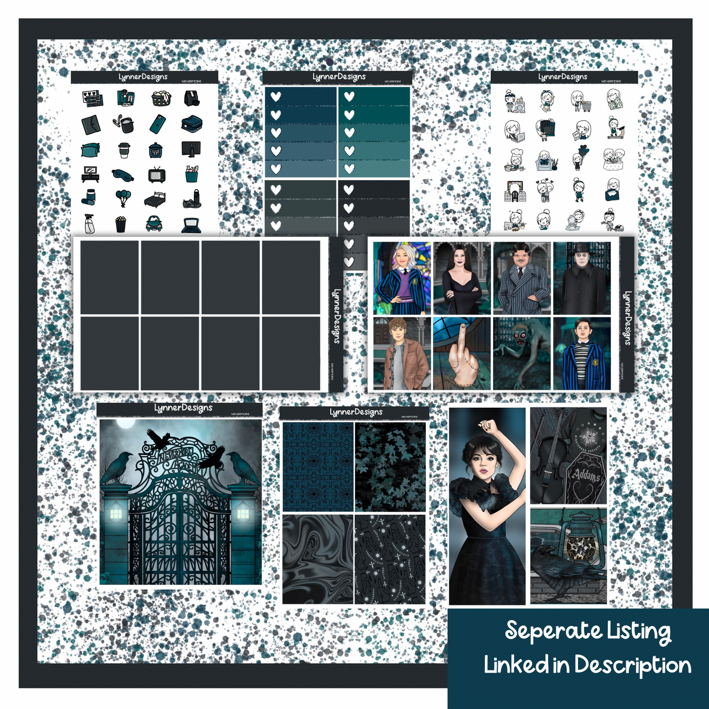 Nevermore - Vertical Weekly Kit