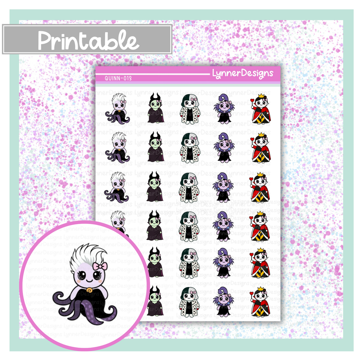 Printable - Quinn 013 - Villains