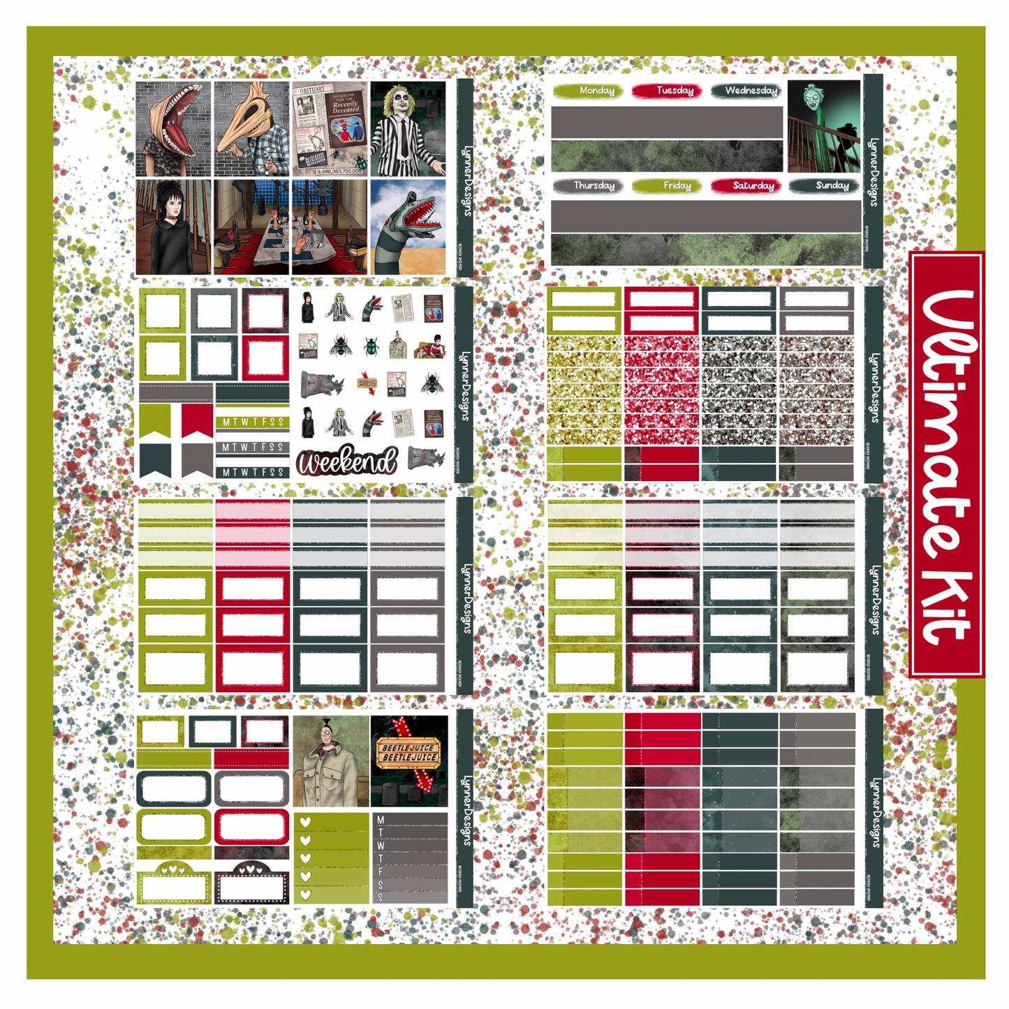 Printable - Recently Deceased Weekly Kit