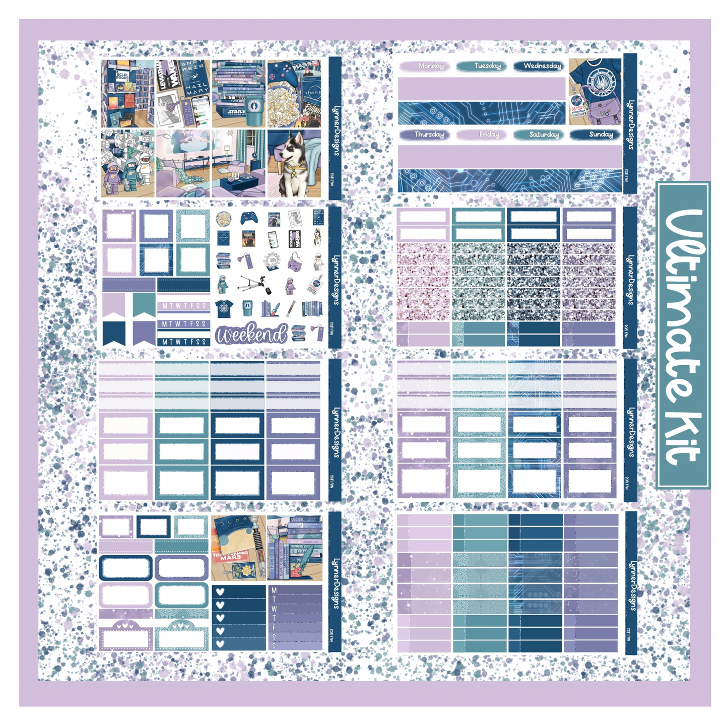 Printable - Scifi Fan Weekly Kit