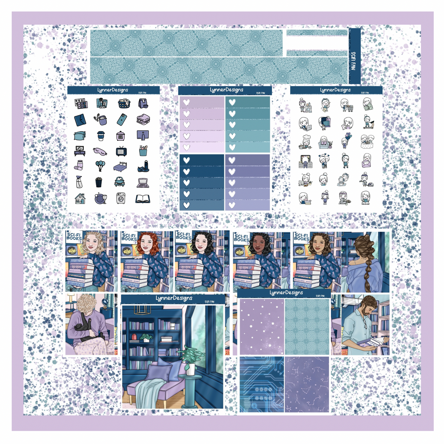 Printable - Scifi Fan Weekly Kit