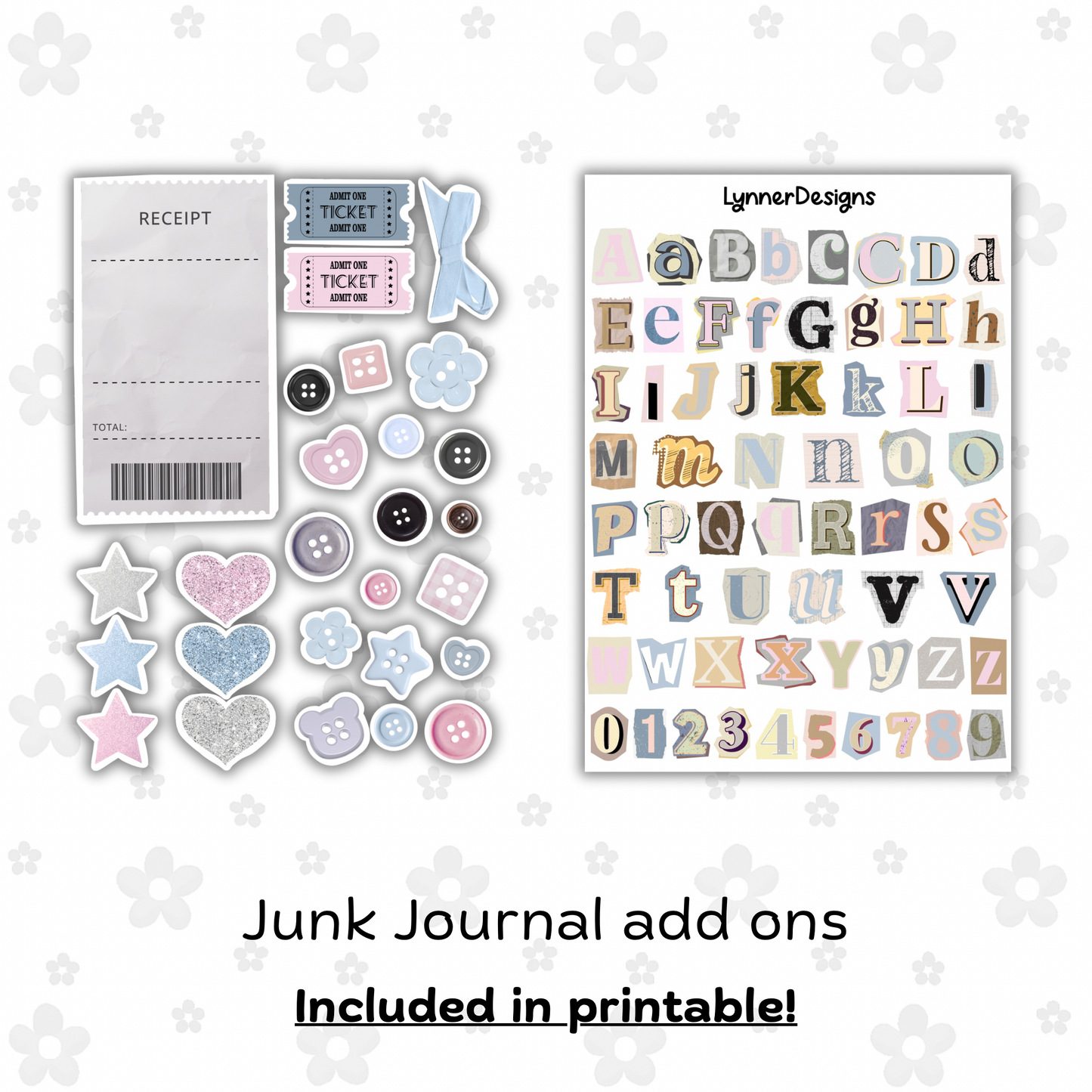 Printable - Deal Journaling / Junk Journal Kit