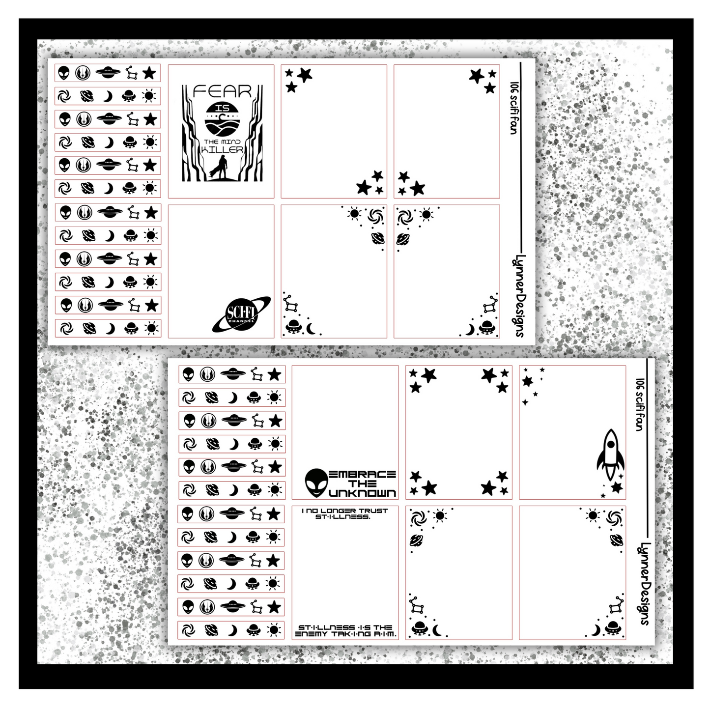 Printable - 106 Scifi Fan Foil Pack