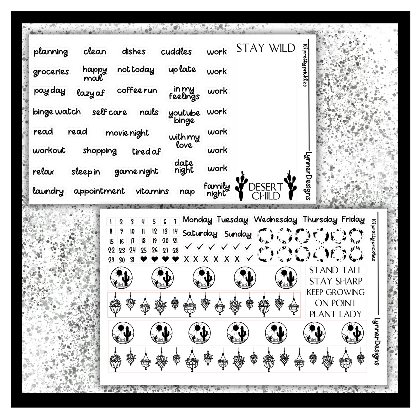 107 Pretty Pricklies - Foil Pack