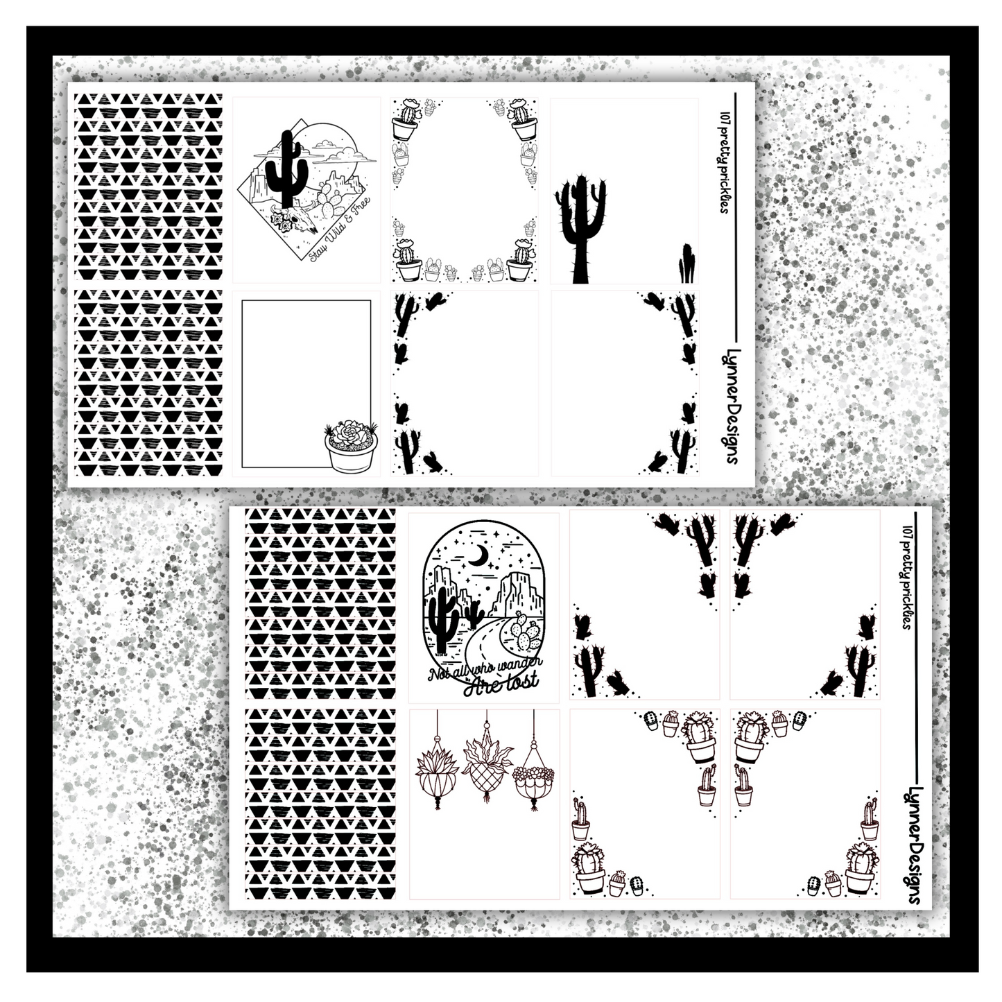 107 Pretty Pricklies - Foil Pack