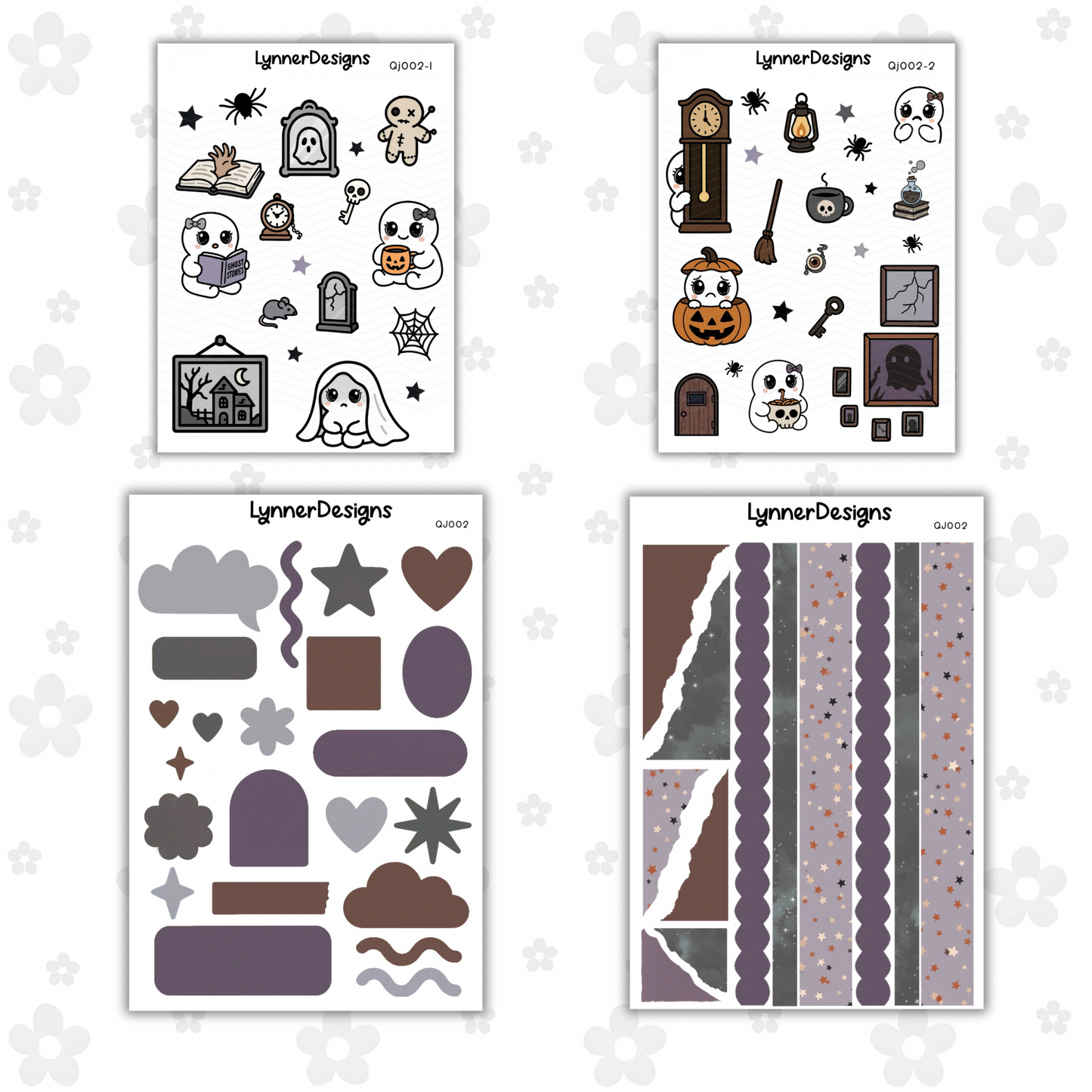 Printable - Quinn QJ002 Journaling Kit - Haunted House