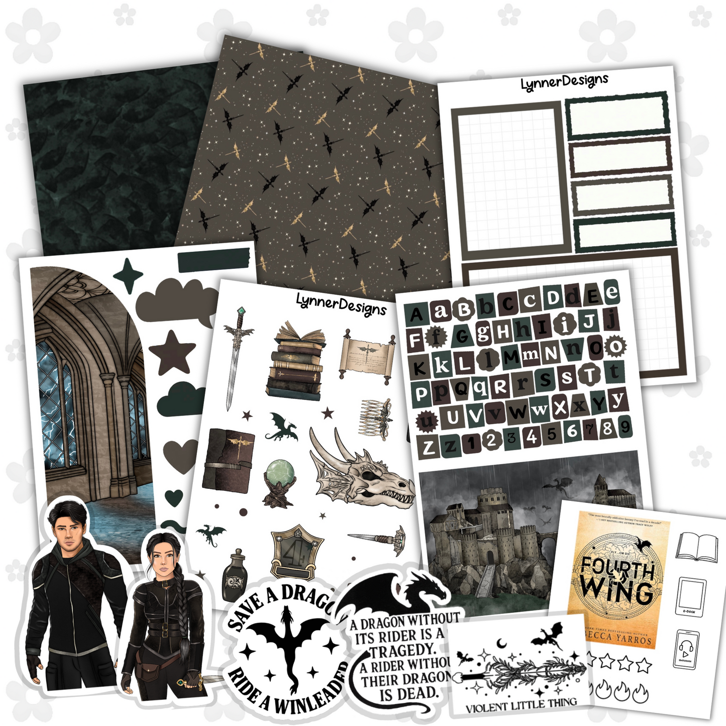4th Wing - Book Journaling Kit