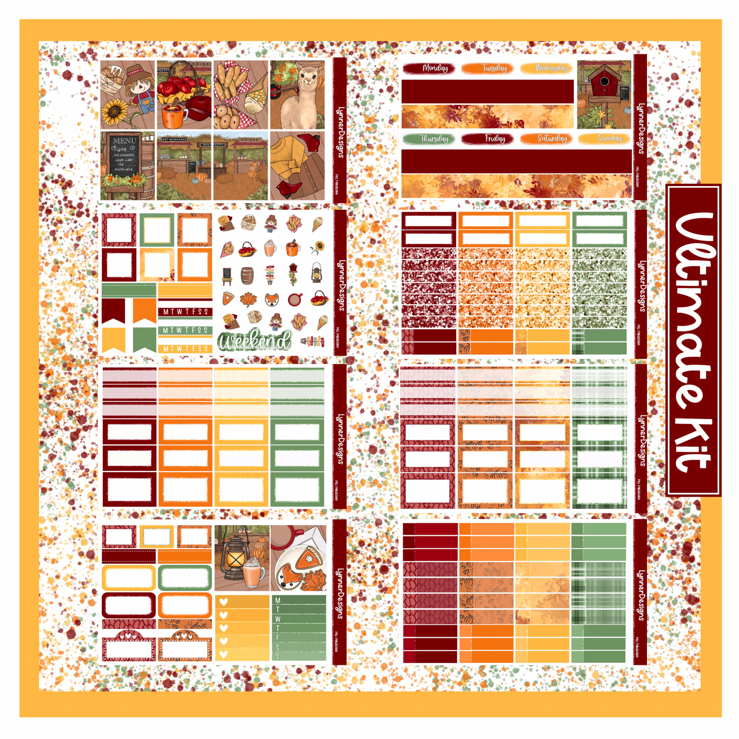 Printable - Fall Fairground Weekly Kit