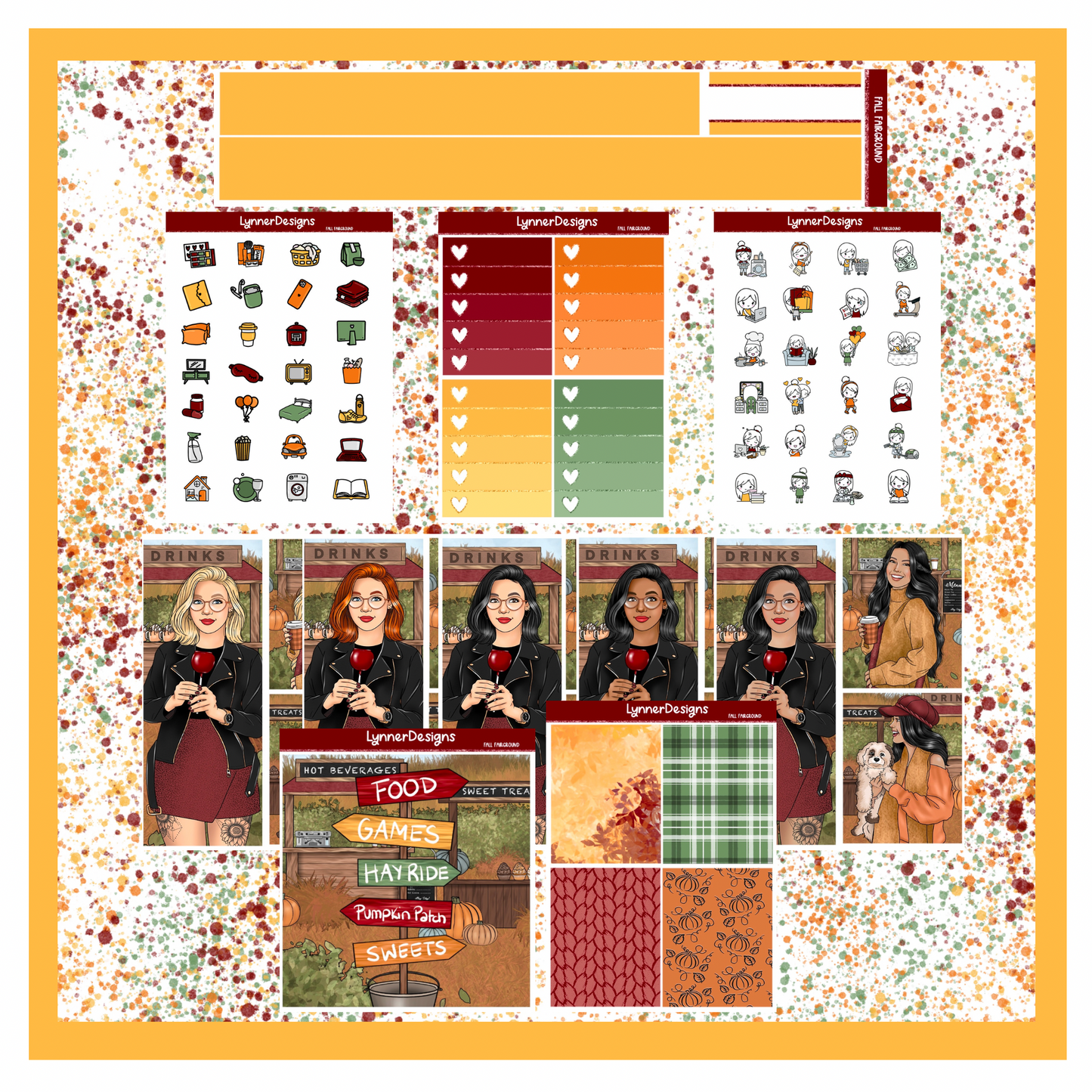 Printable - Fall Fairground Weekly Kit