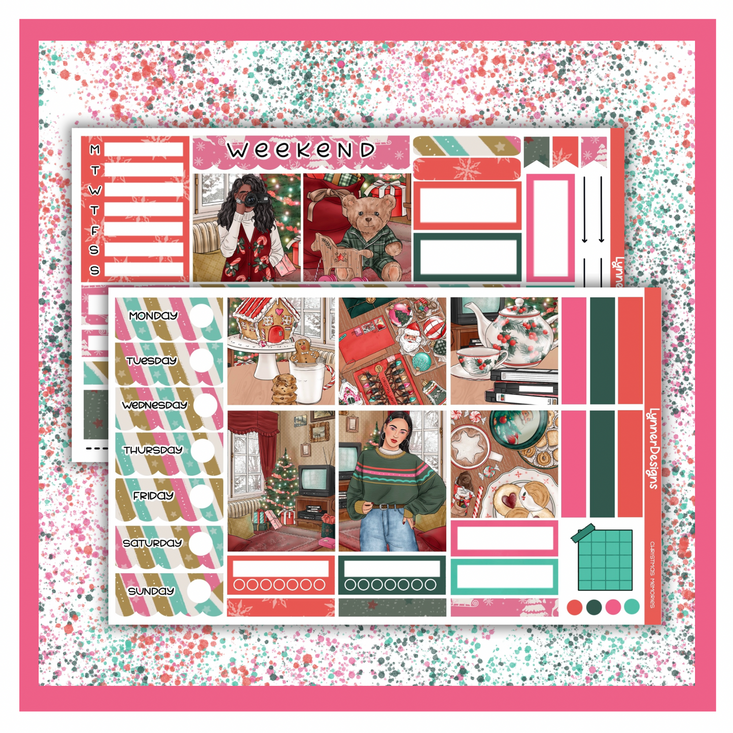 Christmas Memories - Hobonichi Cousin Weekly Kit