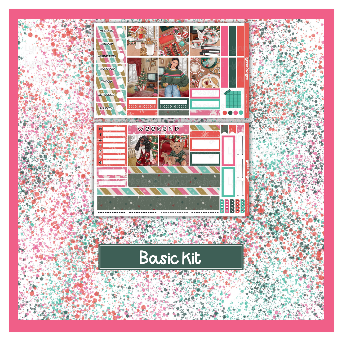 Christmas Memories - Hobonichi Cousin Weekly Kit