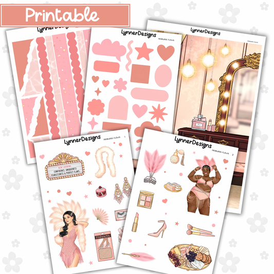 Printable - Fearless Flaws Journaling Kit