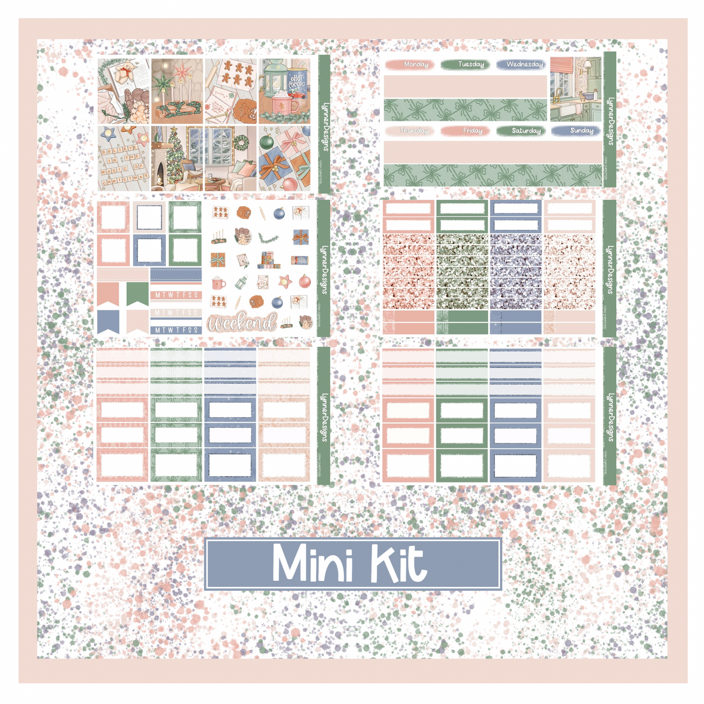Cosy Christmas - Vertical Weekly Kit