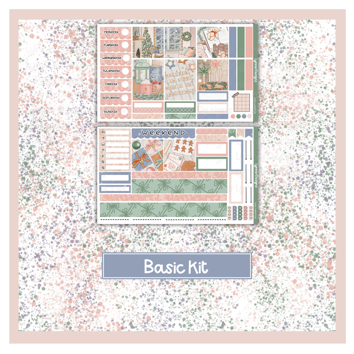 Cosy Christmas - Hobonichi Cousin Weekly Kit