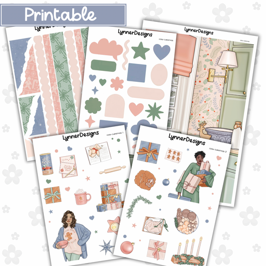 Printable - Cosy Christmas Journaling Kit