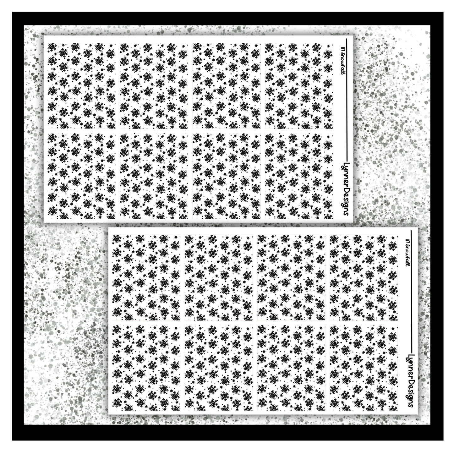 Printable - 117 Snowfall Foil Pack