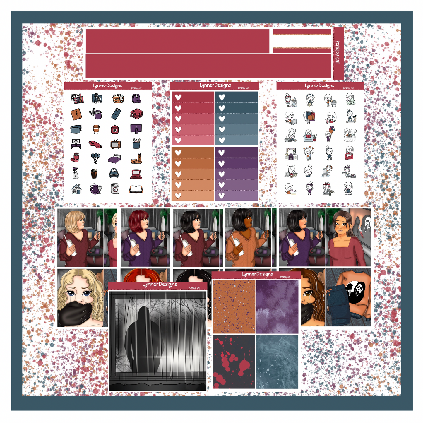 Printable - Scaredy Cat Weekly Kit