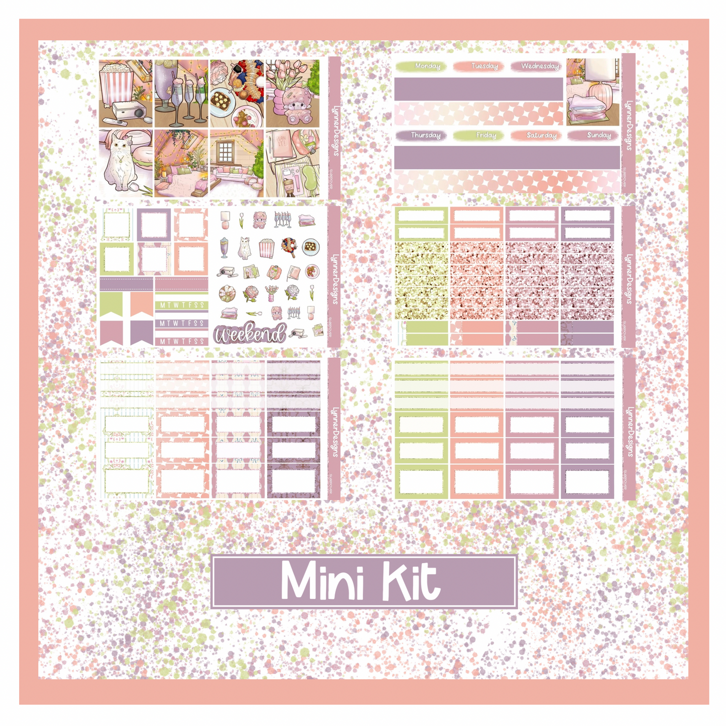Sleepover - Vertical Weekly Kit