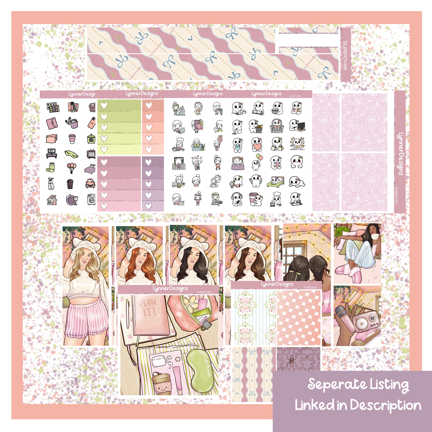 Sleepover - Vertical Weekly Kit