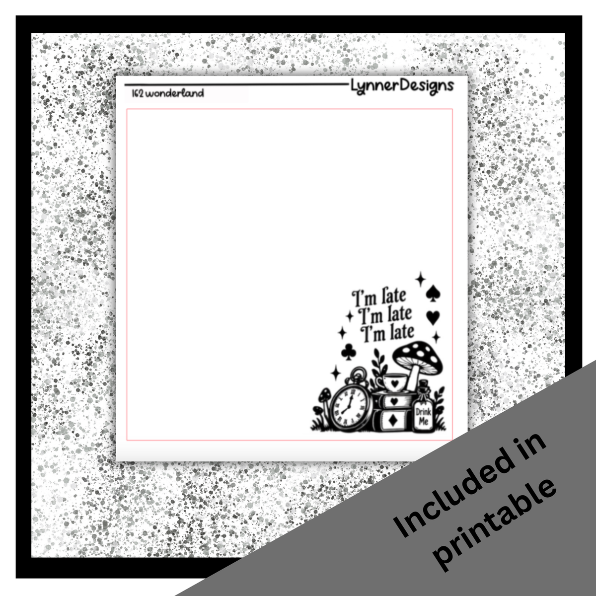 Printable - 162 Wonderland Foil Pack