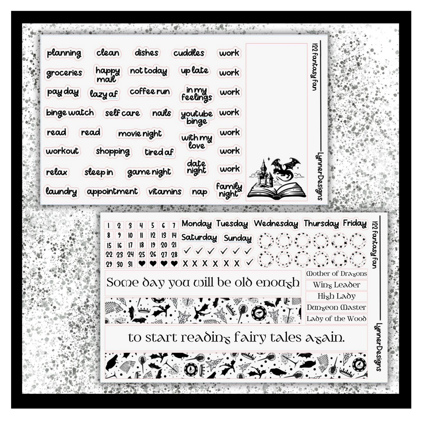 Printable - 122 Fantasy Fan Foil Pack