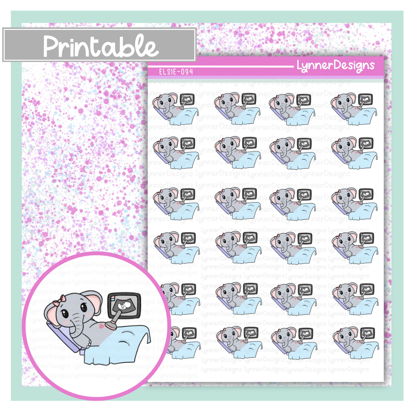 Printable - Elsie 034 - Ultrasound