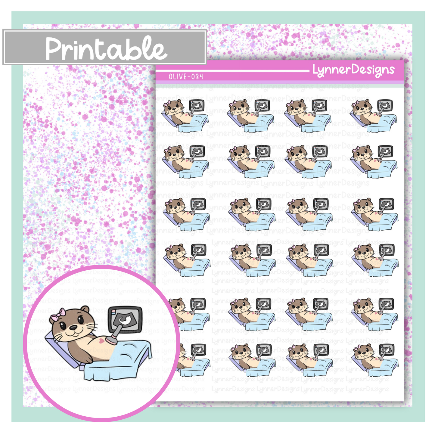 Printable - Olive 034 - Ultrasound