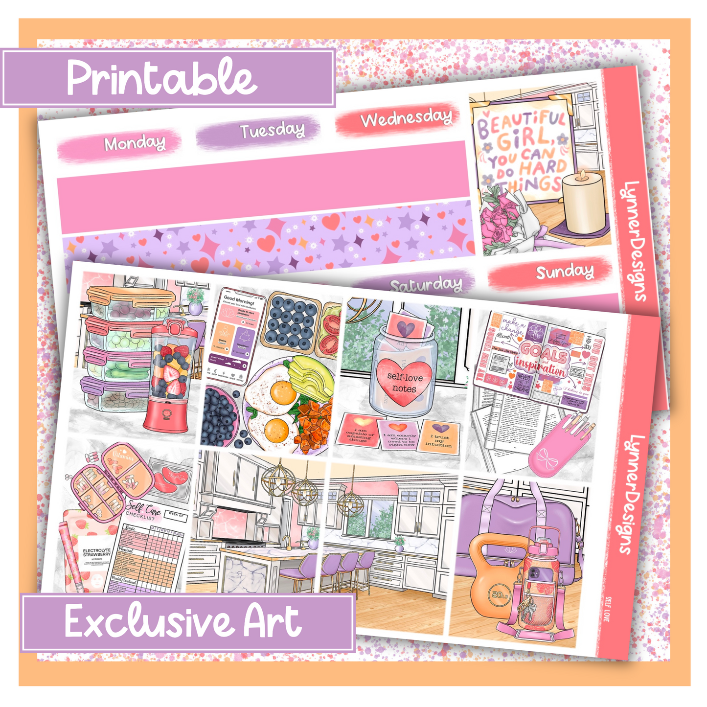 Printable - Self Love Weekly Kit