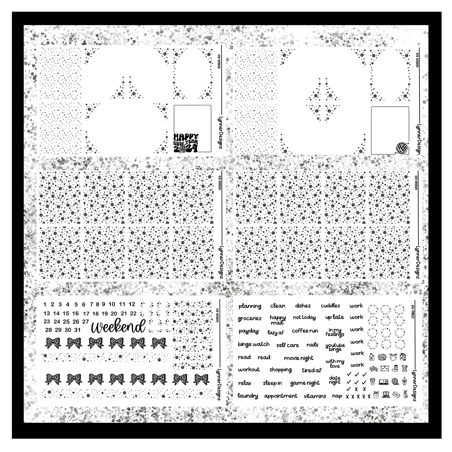 Printable 2024 Foil Pack 078