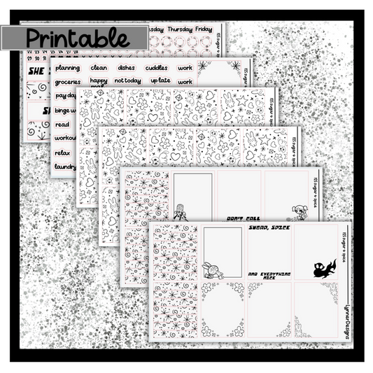 Printable - 125 Sugar & Spice Foil Pack