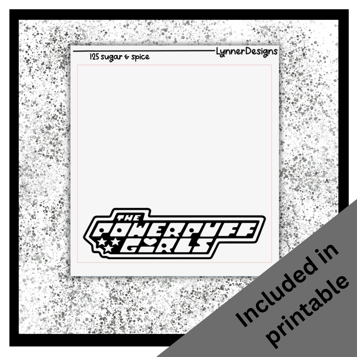 Printable - 125 Sugar & Spice Foil Pack