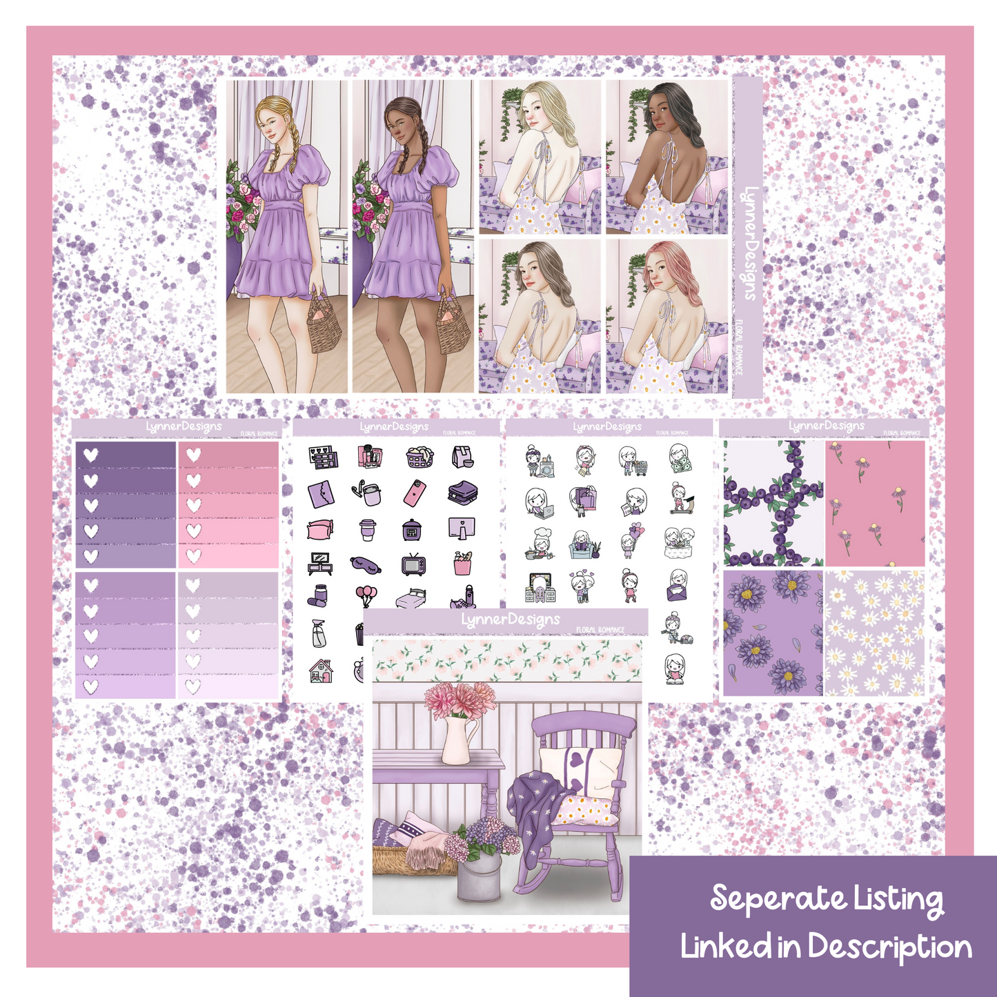 Floral Romance - Weekly Kit