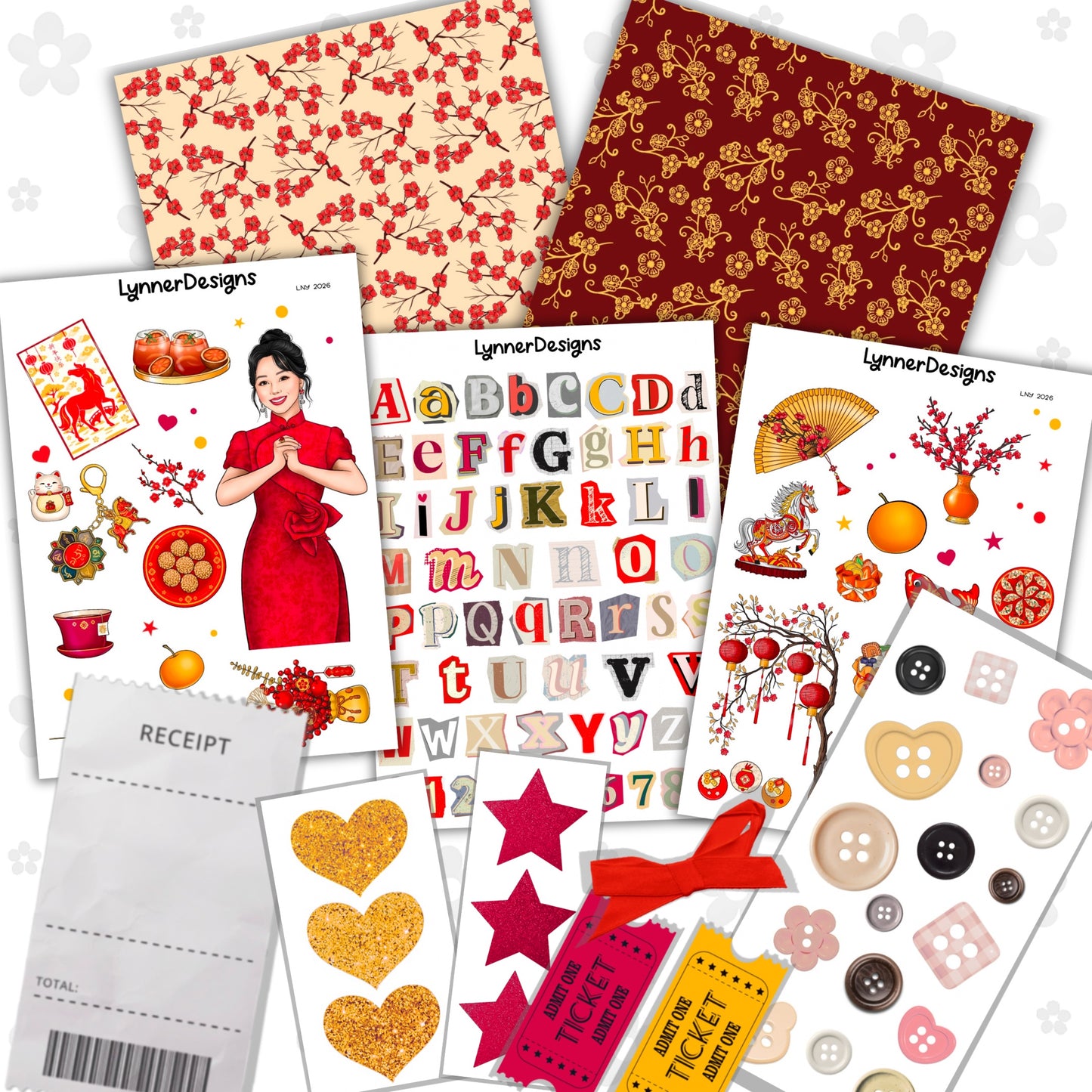 LNY 2026 - Junk Journal Kit