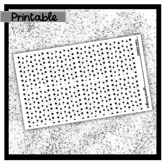 Printable - Floral Romance Underlays