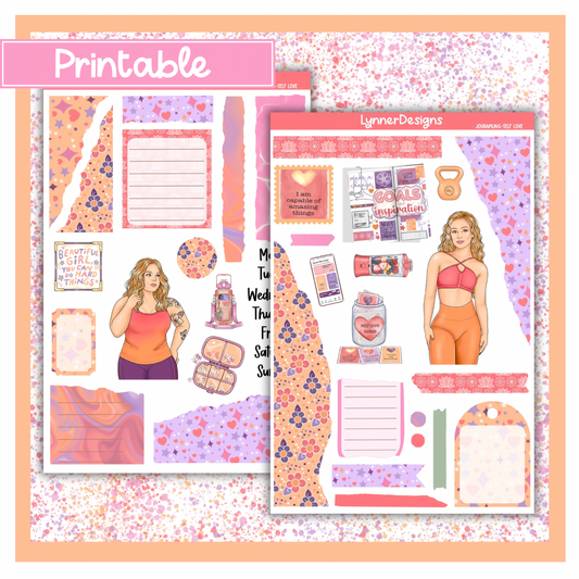 Printable - Self Love Journaling Kit