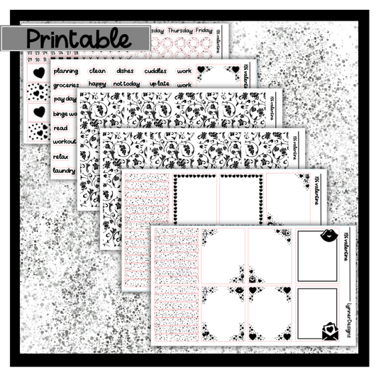 Printable - 126 Valentine Foil Pack