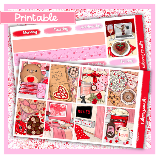 Printable - Cozy Valentine Weekly Kit