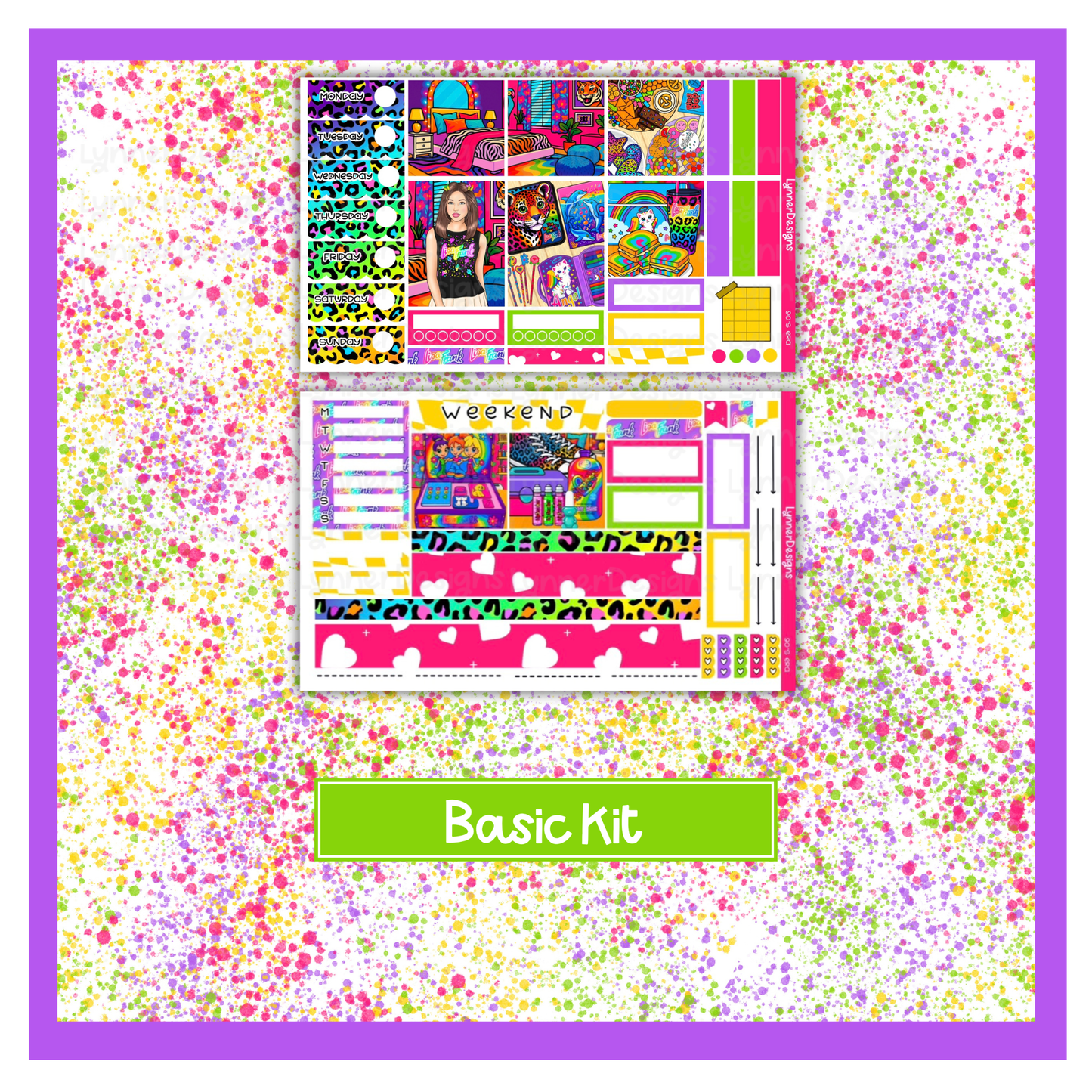 90’s Era - Hobonichi Cousin Weekly Kit