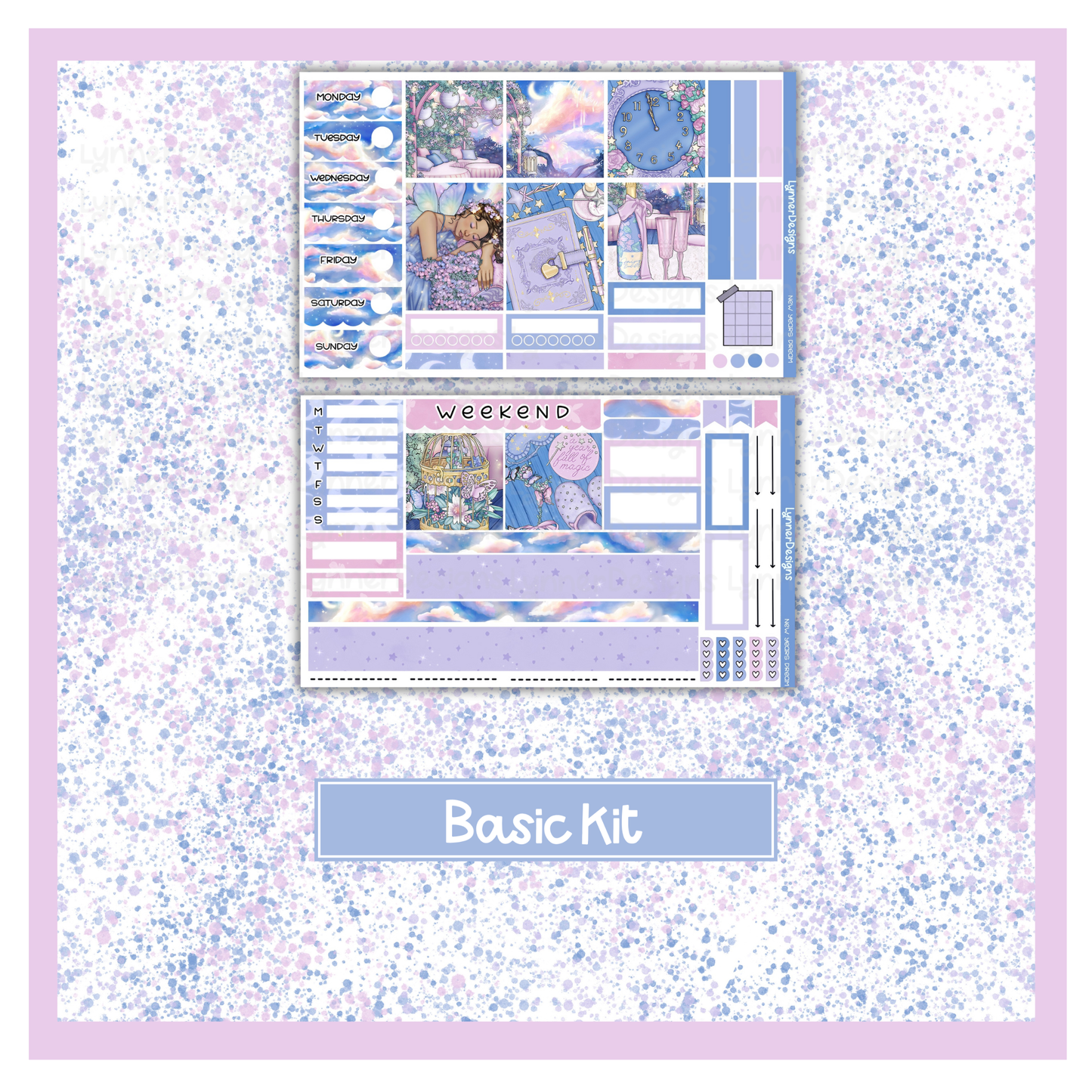 New Years Dream - Hobonichi Cousin Weekly Kit