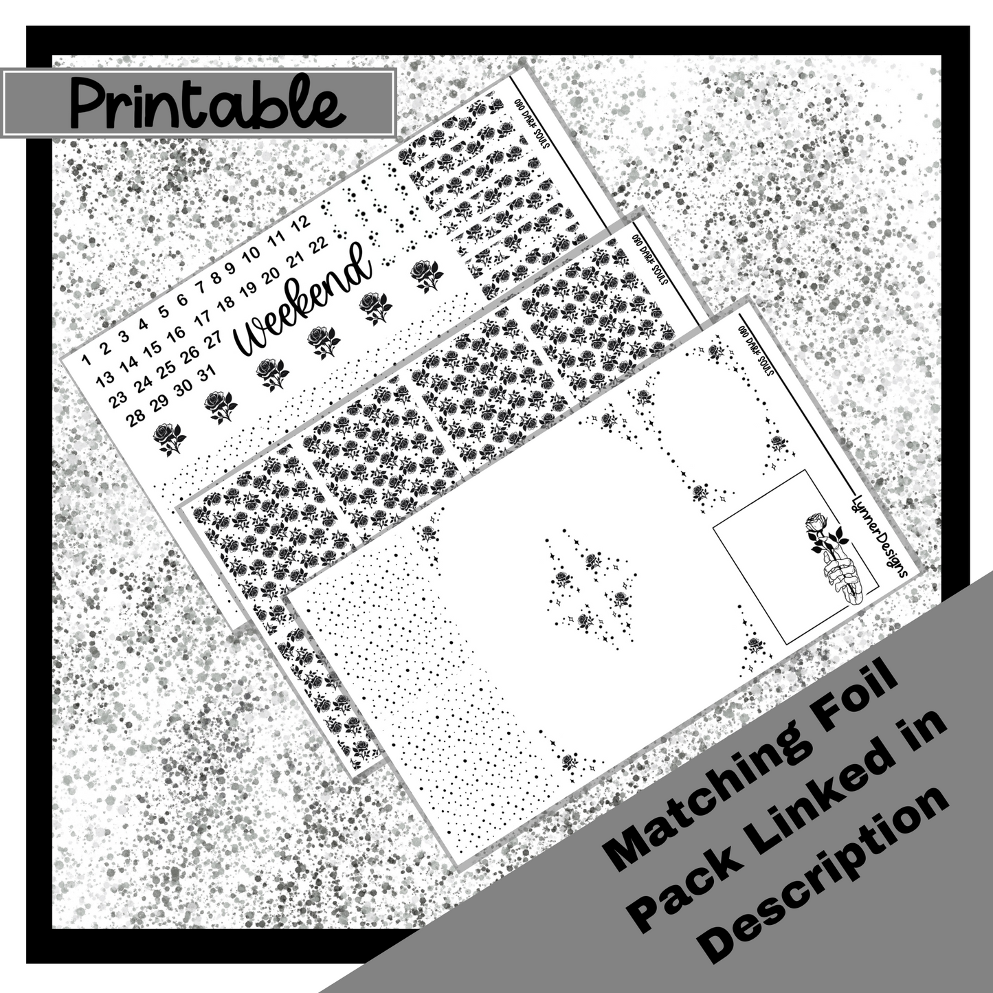 Printable - Dark Souls Weekly Kit