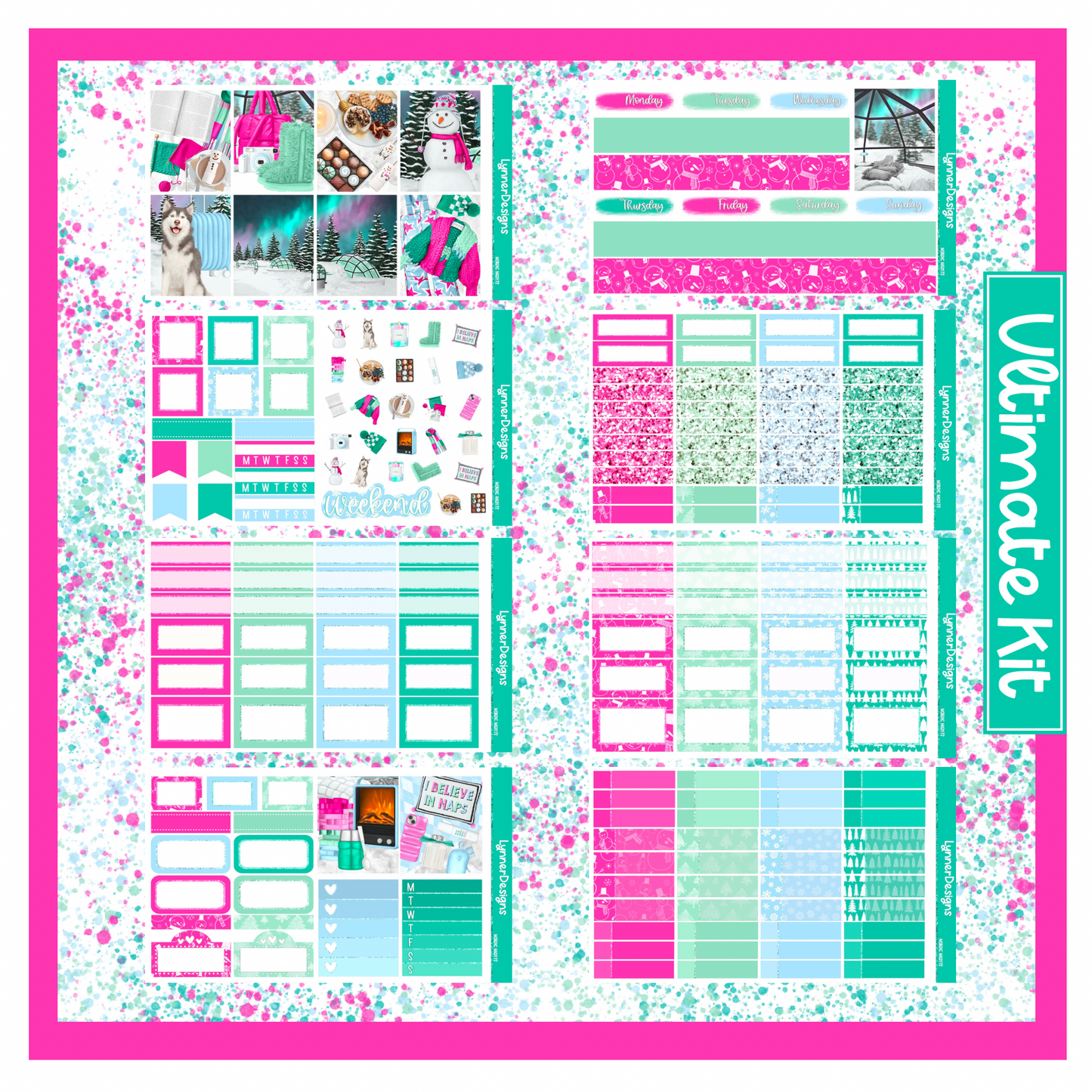 Printable - Nordic Nights Weekly Kit