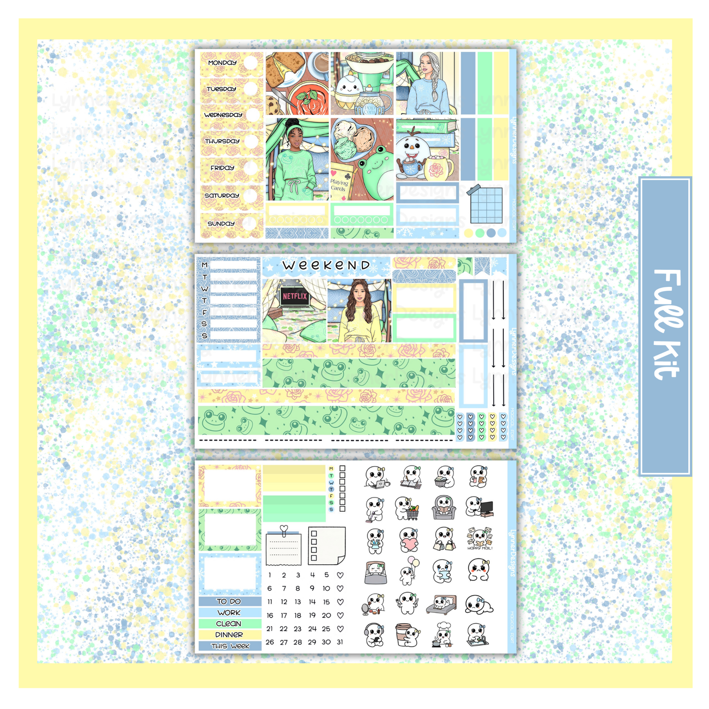 Printable - Magical Fort Hobonichi Cousin Weekly Kit