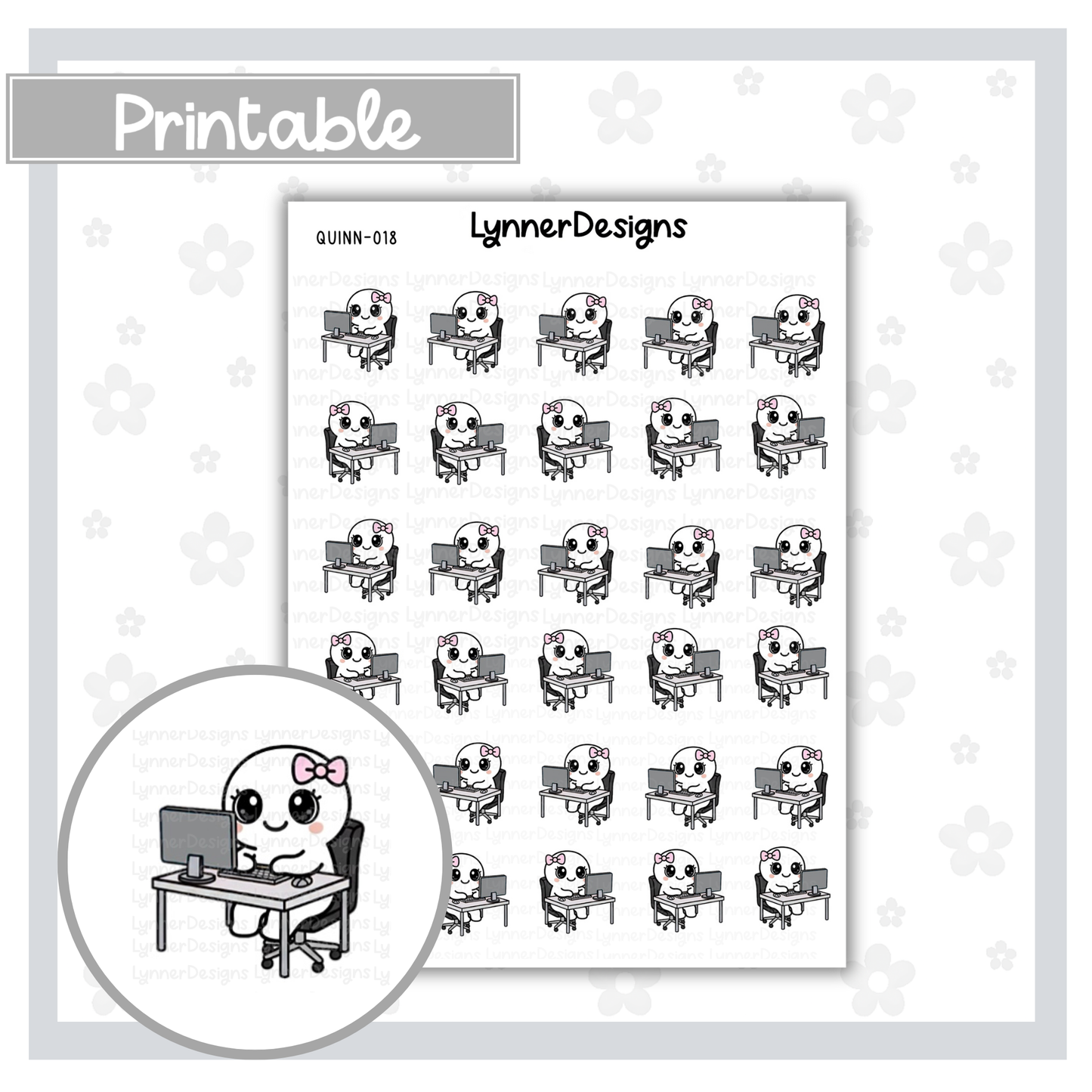 Printable - Quinn 018 - Computer Work