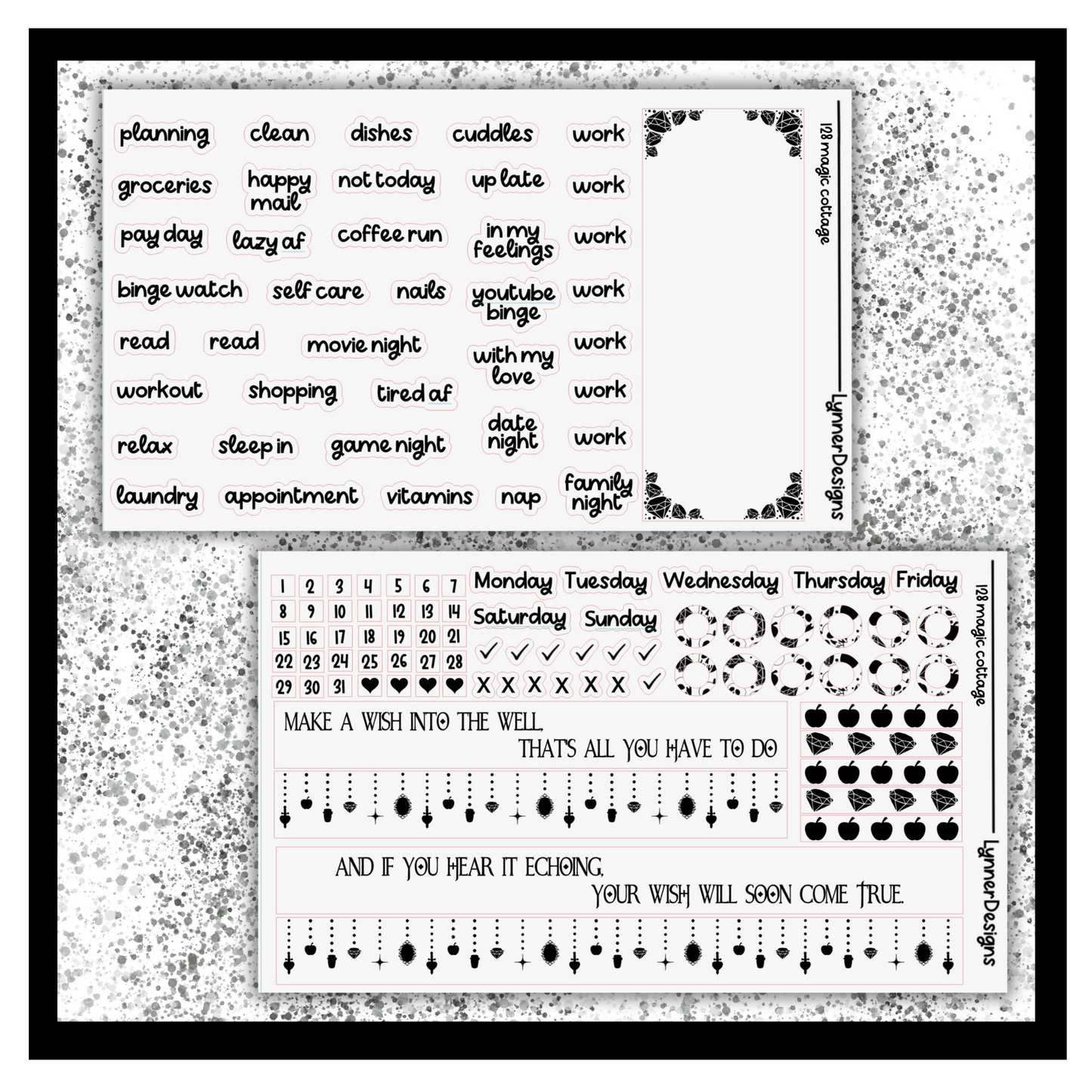 Printable - 128 Magic Cottage Foil Pack