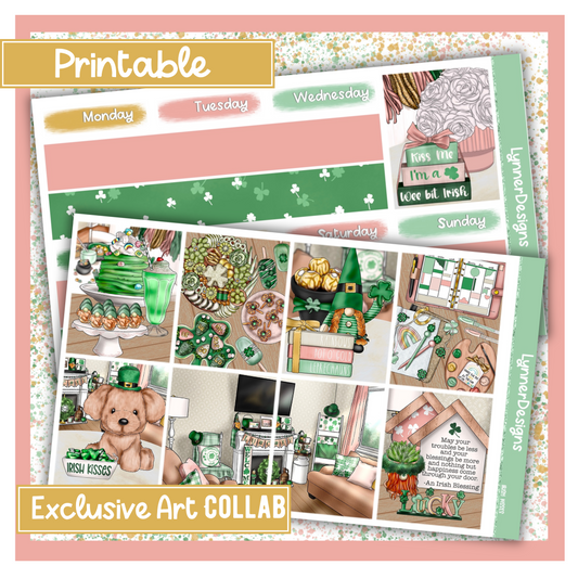 Printable - Irish Kisses Weekly Kit
