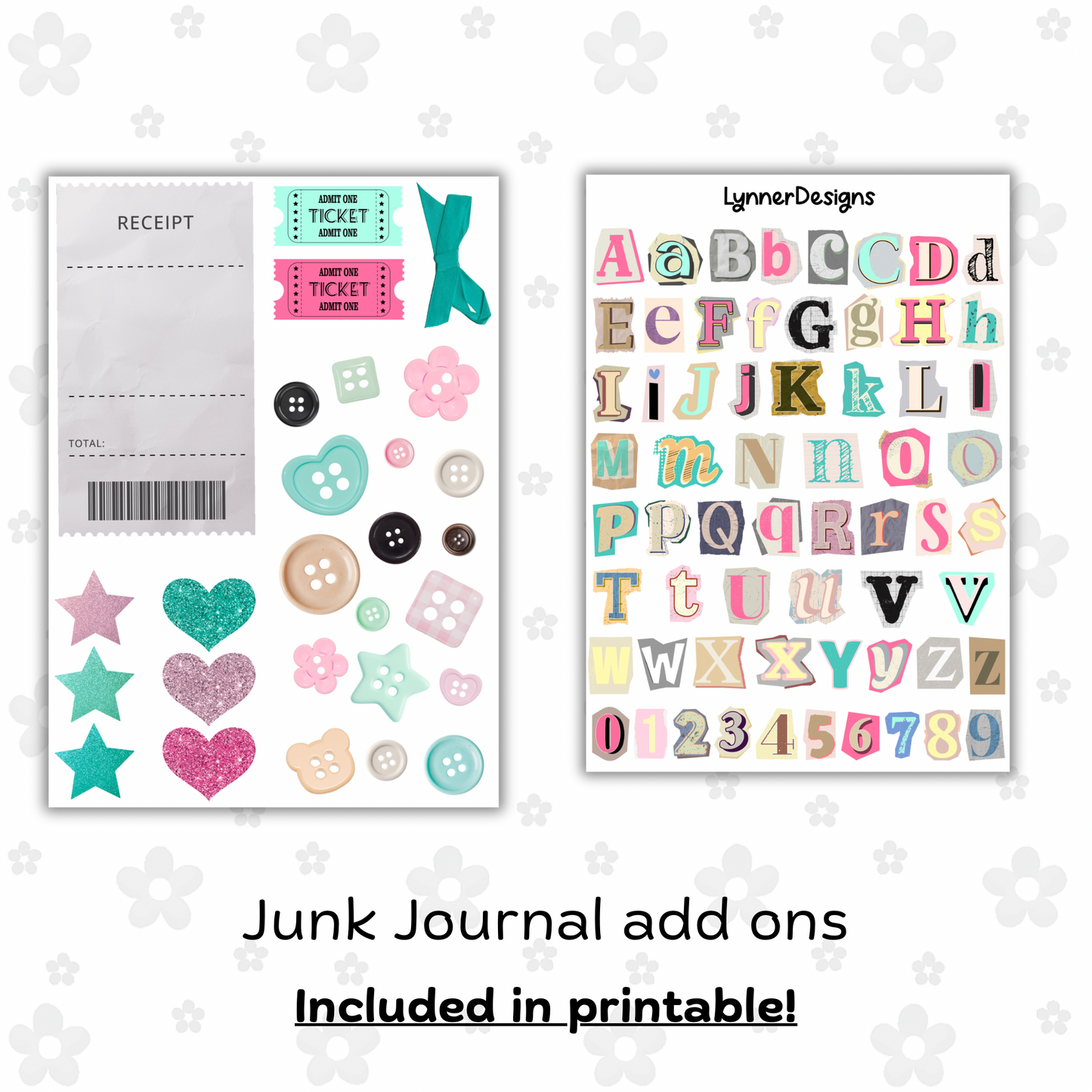 Printable - Baking Class Journaling Kit